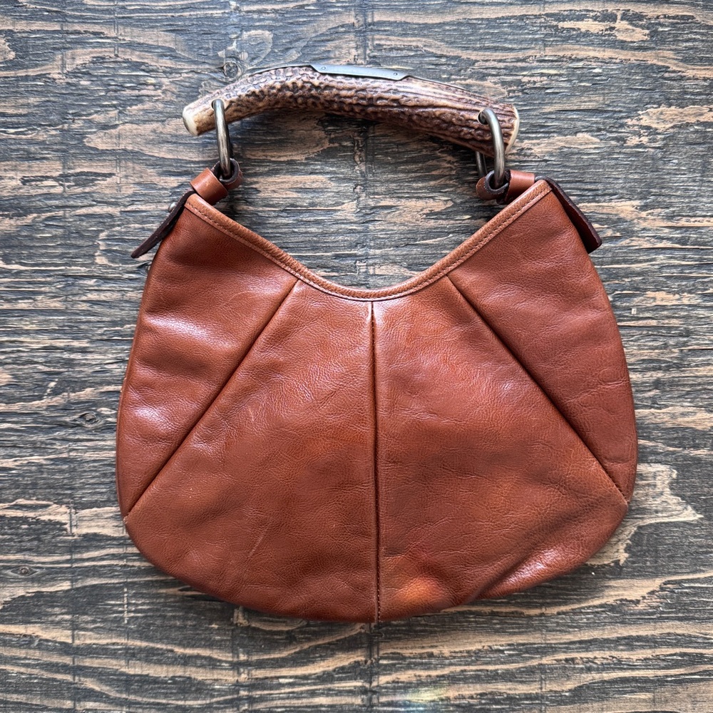 Yves Saint Laurent Tan Leather Mombasa Mini Bag